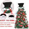 image:imageOurWarm Snowman Christmas Tree Topper Large Snowman Tree Topper with Top Hat Scarf Hugger for Christmas Holiday Winter Home Wonderland Party Decoration Ornament Supplies