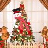 image:imageOurWarm Snowman Christmas Tree Topper Large Snowman Tree Topper with Top Hat Scarf Hugger for Christmas Holiday Winter Home Wonderland Party Decoration Ornament Supplies