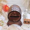 image:imageOurWarm Wooden Card Box for Wedding Vintage Gift Card Box with Base Whiskey Barrel Wedding Card Boxes for Reception Party Graduation Bridal Baby Shower Birthday Decorationbrown
