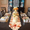 image:imageOurWarm 15 x 67 Inch Embroidered Maple Leaves Table Runner Handmade Table Cover for Fall and Thanksgiving Party Decoration