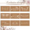 image:imagePersonalized Wooden Card Box for Wedding Bridal Shower Engagement Party  Wood Hollow Rattan Engraved Laser Customizable Name amp Date Customized Large Envelope Box Rustic Wedding Box for CardsE