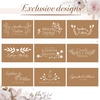 image:imagePersonalized Wooden Card Box for Wedding Bridal Shower Engagement Party  Wood Hollow Rattan Engraved Laser Customizable Name amp Date Customized Large Envelope Box Rustic Wedding Box for CardsC