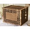 image:imagePersonalized Wooden Card Box for Wedding Bridal Shower Engagement Party  Wood Hollow Rattan Engraved Laser Customizable Name amp Date Customized Large Envelope Box Rustic Wedding Box for CardsJ