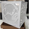image:imageWhite Wedding Card Box with Slot PVC Gift Card Box for Wedding Reception