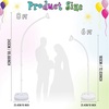 image:imageLighted Half Arch Balloon Stand Kit 82FT6FT Balloon Arch Kit for PartyWhite