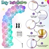 image:imageLighted Half Arch Balloon Stand Kit 82FT6FT Balloon Arch Kit for PartyWhite
