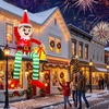image:image10FT Christmas Inflatables Outdoor Red Elf Inflatable Builtin Lights
