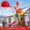 image:image10FT Christmas Inflatables Outdoor Red Elf Inflatable Builtin Lights