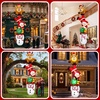 image:image12FT Christmas Inflatables Outdoor Roof Yard Decoration Funny Xmas Blow Up