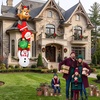 image:image12FT Christmas Inflatables Outdoor Roof Yard Decoration Funny Xmas Blow Up