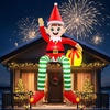 image:image10FT Christmas Inflatables Outdoor Red Elf Inflatable Builtin Lights