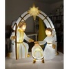 image:imageOurWarm 7FT Christmas Inflatable Nativity Scene Outdoor