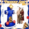 image:imageOurWarm 7FT Christmas Inflatables Cross Inflatable Nativity Scene Outdoor