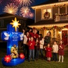 image:imageOurWarm 7FT Christmas Inflatables Cross Inflatable Nativity Scene Outdoor