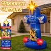 image:imageOurWarm 7FT Christmas Inflatables Cross Inflatable Nativity Scene Outdoor