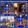 image:imageOurWarm 7FT Christmas Inflatables Cross Inflatable Nativity Scene Outdoor