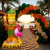 image:imageSummer Tiki Inflatables with Flamingo for Luau Hawaiian Party Decorations