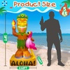 image:imageSummer Tiki Inflatables with Flamingo for Luau Hawaiian Party Decorations