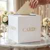 image:imageOurWarm Large Black Card Box for Graduation amp Anniversary Party DecorationsWhite