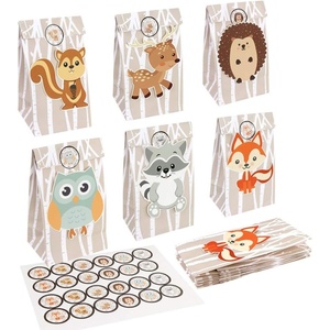 image:imageOurWarm 24Pcs Woodland Baby Shower Favors Bags Woodland Party Favors for Kids Pack of 2Inches