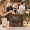 image:imageCustomized Wooden Card Box for Wedding Reception with Names and Date