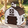 image:imageWooden Wedding Card Box Rustic Farmhouse Barn Card Holder for Reception