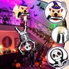 image:image10FT Giant Led Lighted Halloween Inflatables Skeleton for Roof Garden8FT