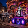 image:imageOurWarm 6FT Halloween Inflatables Skeleton DJ with Music Outdoor Decoration