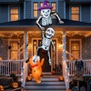 image:image8FT Halloween Inflatables Outdoor Decorations Skeleton Halloween Blow Ups
