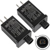 image:imageOurWarm Replacement Yard Inflatable Adapter Class 2 Power Supply 12V 1A Replacement Plug for Halloween Thanksgiving Christmas Inflatables Blow Up Yard Decorations2 Pcs