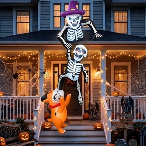 image:image8FT Halloween Inflatables Outdoor Decorations Skeleton Halloween Blow Ups