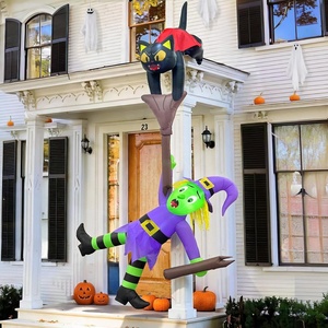image:imageOurWarm 12FT Halloween Inflatables Outdoor Decorations Halloween Blow Ups12FT Halloween inflatablee