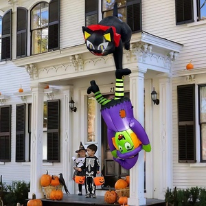 image:imageOurWarm 12FT Halloween Inflatables Outdoor Decorations Halloween Blow Ups8FT Halloween inflatable