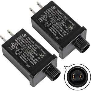 image:imageOurWarm Replacement Yard Inflatable Adapter Class 2 Power Supply 12V 1A Replacement Plug for Halloween Thanksgiving Christmas Inflatables Blow Up Yard Decorations2 Pcs