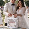 image:imageCustomized Wedding Card Box for Reception PVC Gift Card Box for Wedding