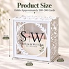 image:imageCustomized Wedding Card Box for Reception PVC Gift Card Box for Wedding