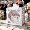 image:imageCustomized Wedding Card Box for Reception PVC Gift Card Box for Wedding