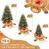 image:imageOurWarm 48 Inch Christmas Tree Skirt for Highland Cow Christmas Decorations