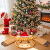 image:imageOurWarm 48 Inch Christmas Tree Skirt for Highland Cow Christmas Decorations