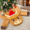 image:imageOurWarm 48 Inch Christmas Tree Skirt for Highland Cow Christmas Decorations