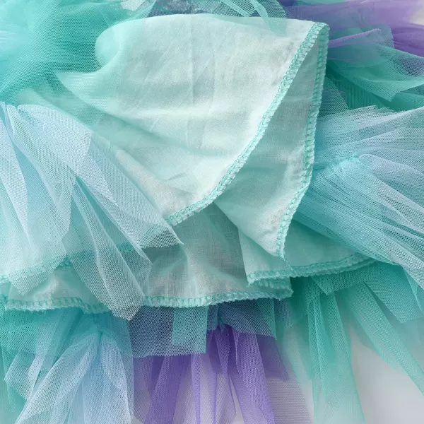 VIKITA Girls Layered Tutu Skirt Party Tulle Skirts Princess Dress Birthday OutfitBluesk254