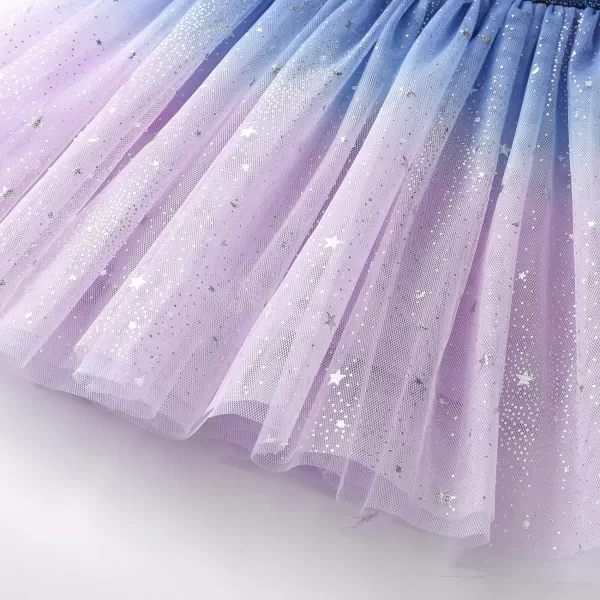 VIKITA Girls Layered Tutu Skirt Party Tulle Skirts Princess Dress Birthday OutfitSparklysk255