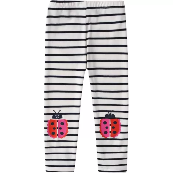 VIKITA Girls Stripe Leggings Cotton Flower Long Spring Summer Pants for 28 YearsF5587f5520f5002