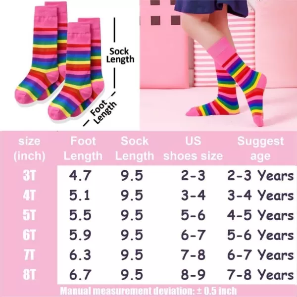 VIKITA Girls Tights Cotton Leggings in Spring Fall Winter Stripe Socks for Girls 38 YearsSf5002