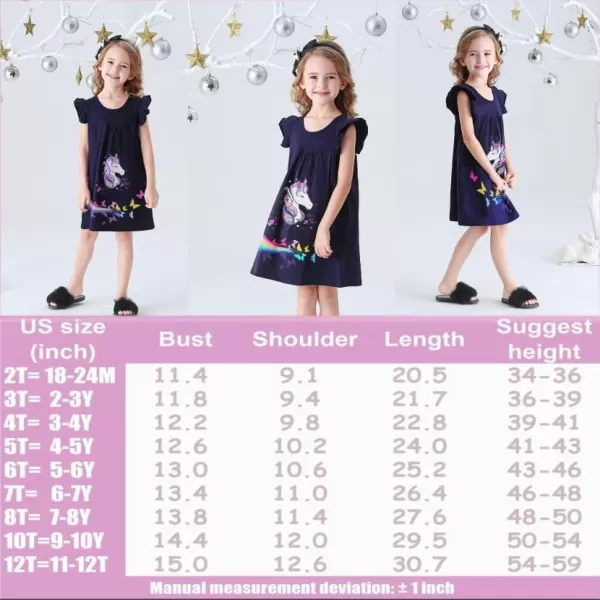 VIKITA Summer Girls Dresses Short Sleeve Casual Toddler Girl Clothes Schoold Outfits for KidsAsh5817