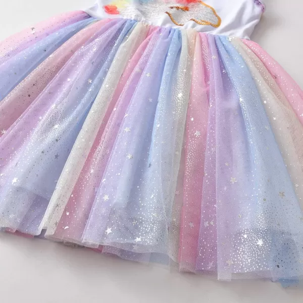 VIKITA Toddler Girls Dresses Summer Sleeveless Polyester Tutu Dresses for Girls 312 YearsAsh4862