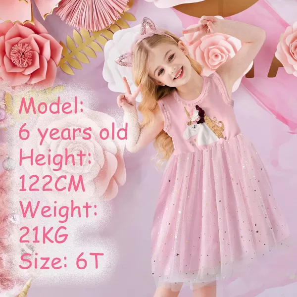 VIKITA Toddler Girls Dresses Summer Sleeveless Polyester Tutu Dresses for Girls 312 YearsAsh4864