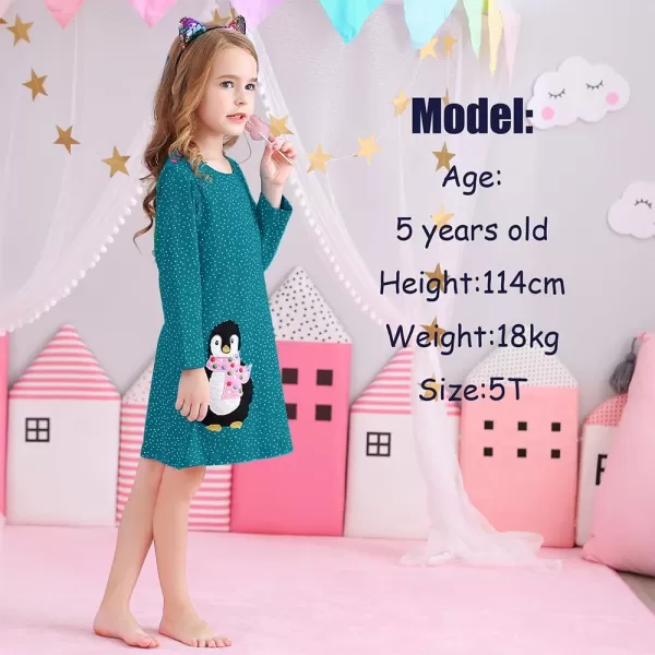 VIKITA Toddler Girls Dresses Winter Hoodie Clothes Colorful Sequins Long Sleeve Cotton Sweatshirt for Little Kids 38 YearsAjm7735