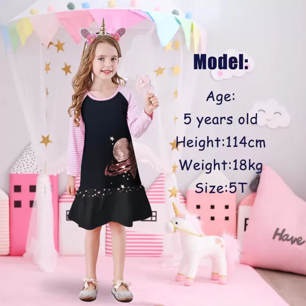 VIKITA Winter Girls Dresses Toddler Girl Clothes Long Sleeve School Outfits for Kids 212 YearsBlh0778