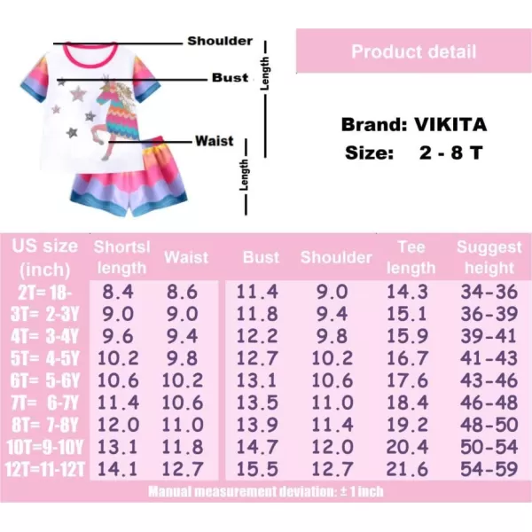 VIKITA girls clothes toddler outfits  little kids shirts  leggings winter fashion clothing sets cute birthday giftsBps3600